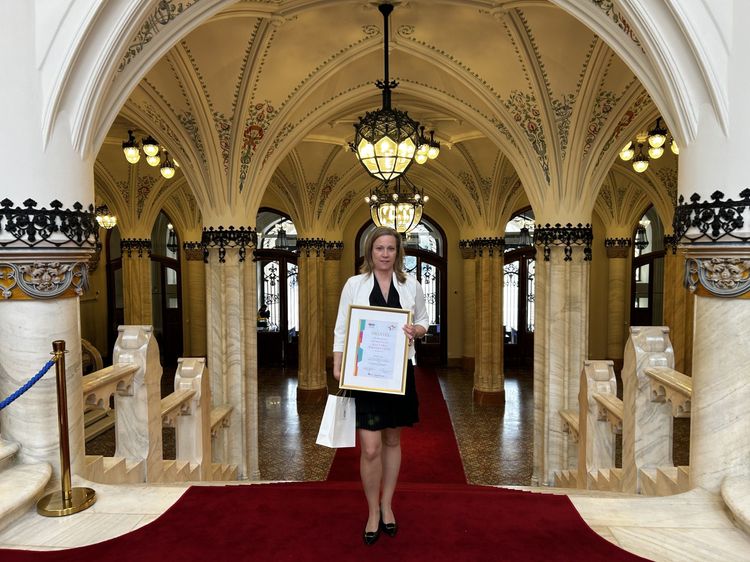 Horváth Linda tanárnő a Pénzügyi kultúra nagykövete