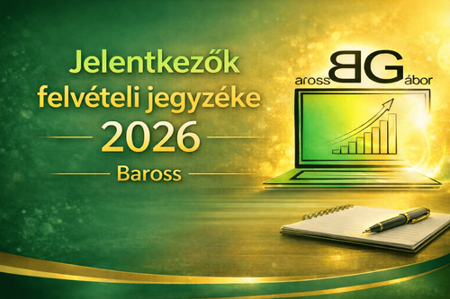 Jelentkezők felvételi jegyzéke