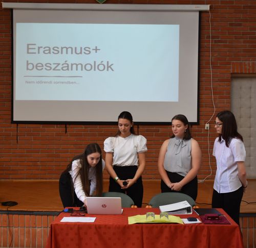 EU-nap, Erasmus+ év zárása, a külföldi szakmai gyakorlatot igazoló tanúsítványok átadása